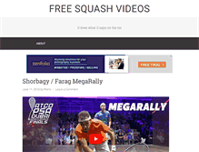 Tablet Screenshot of freesquashvideos.com
